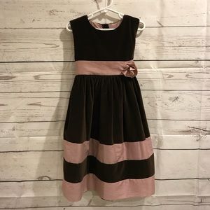 Samantha Says Brown Velvet Christmas Holiday Dress